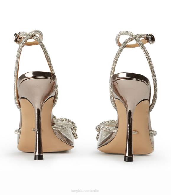 Stöckelschuhe| de Tony Bianco Frauen Eros-Absätze klarer Vinylit-/Rotguss-Glanz 4624172